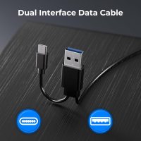 External Blueray/Dvd Drive for Pc, Portable External Blu-ray Drives Support 50G Disc Read/Write, USB 3.0 Type-C Blu Ray Burner for Laptop, Blu Ray Drive Compatible with Windows XP/7/8/10/11 MacOS - Image 5