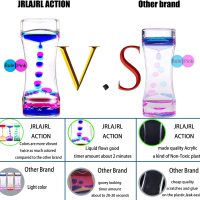 3 Pack Liquid Motion Bubbler Timer Sensory Calming Fidget Toy Autism Community Toys for Kids Teenager Adults - Image 2