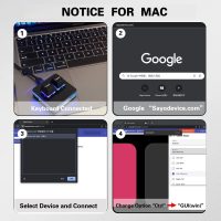Copy and Paste 2-Key Keyboard SAYO OSU Keypad Hotswap One Handed Mechanical Gaming Keyboard Cherry Switch RGB Backlit Mini USB Keypad for macros or Rhythm Games - Image 5