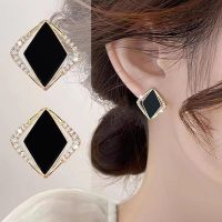 Diamond Stud Earrings for Women - Image 4