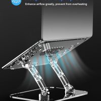 Adjustable Foldable Laptop Stand, Portable Ergonomic Computer Stand for Laptop, Compatible with 10 to 15.6 Inches Notebook Computers - Image 4