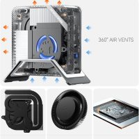 MINISFORUM Venus Series UM560 XT Mini PC AMD Ryzen 5 5600H 32GB + 512GB PCIe SSD, DDR4 Micro PC, 2.5G LAN, 2xHDMI,1xUSB-C Triple 4K Outputs,4xUSB, AMD Radeon Graphics Desktop Computer - Image 4