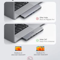 Anker USB C Hub for MacBook, 7-in-2 with 4K HDMI, Compatible with Thunderbolt 4, 1 Type C and 2 USB A Data Ports for MacBookPro 13 Inch, MacBookAir M1 / M2, and More - Image 5