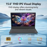 Azeyou FHD 15.6 Inch Laptop, PC Computers Ryzen 3 3200U, Laptop 16GB LPDDR4 RAM & 512GB PCIe SSD, 4500mAh, Business Laptop with Dual-Band WiFi, BT5.0, OS 11 Pro, Black - Image 2