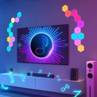 Govee Glide Hexa Light Panels, RGBIC Hexagon LED Wall Lights, Wi-Fi Smart Home Creative Wall Lights with Music Sync, Works with Alexa Google Assistant for Indoor Gaming Decor, 10 Pack - Image 5