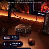 ACEMAGICIAN Kron Mini K1 Mini PC Gaming, AMD Ryzen 5 7430U (equiv to 5850U, 6C/12T, Up to 4.3Ghz), 16GB DDR4 512GB SSD Mini PC Computers Micro Desktop PC 4K Triple Display WiFi6 BT5.2 - Image 4