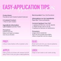 Pawotence Lash Clusters Wispy Cluster Eyelash Extensions 10-18mm Individual Lashes DIY Cluster Lashes Extension Soft Comfortable Eyelash Clusters with Thin Band - Image 7