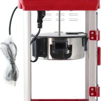 West Bend Stir Crazy Movie Theater Popcorn Popper, Gourmet Popcorn Maker Machine with Nonstick Popcorn Kettle, Measuring Tool and Popcorn Scoop for Popcorn Machine, 4-Qt., Red - Image 9