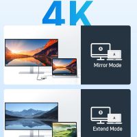 Acer USB C to HDMI Adapter, 4K USB C Hub with 100W PD, USBA 3.0 Port, HDMI to USBC Multiport Digital AV Converter for MacBook Pro/Air, iPad, Tablets, Switch, TV, Monitor and More (Silver) - Image 7