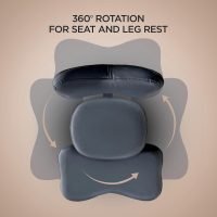 Upgraded Meditation Chair Cross Legged ADHD Office Chair for Adults with Wheels Ergonomic Back Support and Leg Rest for Multi Position Criss Cross Sitting Kneeling Fidgeting and Yoga Height Adjustable - Image 4