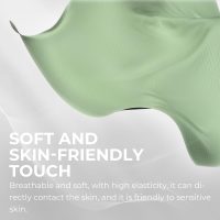 Dowinx Gaming Chair Breathable Fabric Game Chair with Gel Pad and Storage Bag, Comfortable Gamer Chair with Pocket Spring Cushion, Ergonomic Computer Chair with Footrest, Green - Image 6