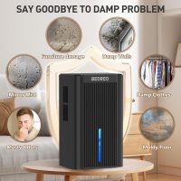 Dehumidifier,95OZ Dehumidifier for Home 1000 Sq.Ft - Quiet with Auto Shut Off & Relaxing 7 Color Ambient Light,Ideal for Livingroom, Bedroom, Basement(Black) - Image 7