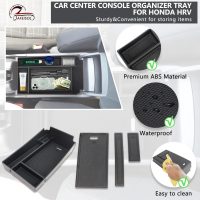 Center Console Organizer Tray Compatible with HRV 2023 2024 2025 Interior Accessories，HR-V EX/EX-L/LX/SE/Sport/Touring Insert Armsert Storage Box (Black) - Image 4
