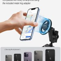 Dash Magnetic Phone Holder for Jeep Gladiator 2020-2023 & Wrangler JL/JLU 2018-2023 - Super Strong Magnet Mount, Universal Fit for All Smartphones, One-Handed Pick & Place, 360° Adjustable - Image 7
