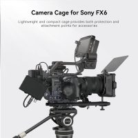 SMALLRIG FX6 Camera Cage Kit for Sony FX6, Compact FX6 Cage with V-Mount Battery Plate for Tripods/Handheld/Shoulder Shooting - 4124 - Image 2