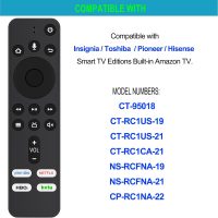 Allimity CT-RC1US-19 NS-RCFNA-19 Replacement Voice Command Remote Compatible with Insignia/Toshiba/Pioneer/Hisense Smart TV Editions Built-in Amazon TV with Prime Video, Netflix, HBO, Hulu Buttons - Image 5