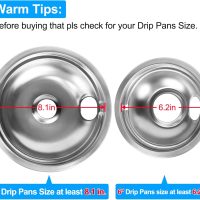 S-Union 4 Pack MP22YA Electric Range Burner Element Unit Set - 2 pcs MP15YA 6" and 2 pcs MP21YA 8" Replacement for Hardwick & Kenmore & Maytag & Norge & Whirlpool Electric Range Stove - Image 5