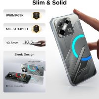 DOODEE Blade GT Pro 5G Rugged Phone with LED Light Effect,32GB+512GB/2TB Rugged Smartphone,6.72” FHD+120Hz, 5800 mAh Android Phone,100MP+32MP AI Camera/Face& Finger ID/NFC,Sliver - Image 3