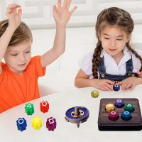 Gonggi Korean Game, Gonggi Korean Tossing Game Set (Korean Traditional Play Game) Jebi chagi Gonggi Stone catching Game Biseokchigi Paeng-y DDAKJI Family Party Game Game Collections (1 Set) - Image 5