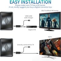 2025 Upgraded Digital Antenna for Smart TV, 2800+ Miles Long Range TV Antenna Indoor/Outdoor, TV Antenna for Local Channels with Amplifier Signal Booster 38FT Thick Coaxial Cable - Image 4