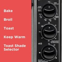 BLACK+DECKER 8-Slice Extra Wide Convection Toaster Oven, Fits 9"x13" Oven Pans and 12" Pizza, Bake, Toast, Broil, and Keep Warm Functions, Countertop Compact Design with Stainless Steel Finish - Image 7
