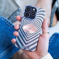 Ellie Rose Mirror Decal for Smartphone, Stick-On Lips Mirror Phone Charm Sticker - Image 2