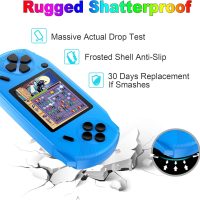 16 Bit Handheld Games for Kids Adults 3.0'' Large Screen Preloaded 100 HD Classic Retro Video Games USB Rechargeable Seniors Electronic Game Player Birthday Xmas Present (Blue) - Image 5