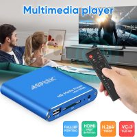 HDMI Media Player, Blue Mini 1080p Full-HD Ultra HDMI MP4 Player for -MKV/RM/ MP4 / AVI etc- HDD USB Flash Drive/HDD and SD Card - Image 2