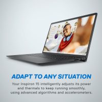 Dell Inspiron 15 3535 Laptop - 15.6-inch FHD (1920 x 1080) Display, AMD Ryzen 5 7520U Processor, 8GB DDR4 RAM, 512GB SSD, AMD Radeon Graphics, Windows 11 Home, 6-Months Migrate - Carbon Black - Image 2