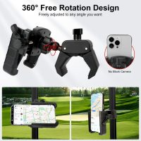 Golf Cart Phone Holder, Universal Rotatable Golf Cart Phone Mount Phone Holder Compatible with iPhone/Samsung/Pixel and Smartphones, Golf Cart Accessories for Yamaha Club Car EZGO ICO - Image 3