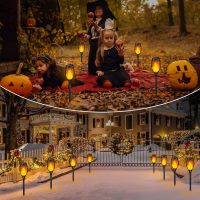 IkeeRuic Solar Lights Outdoor, Solar Torch Light with Flickering Flame for Halloween Decor, Solar Garden Lights, Waterproof Outdoor Lighting, Flame Torches for Outside Patio Pathway Yard Decorations - Image 6