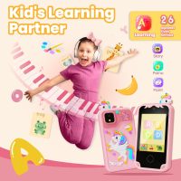 Kids Phone for Girl Toys, Kids Camera Toy Smart Phone Birthday Gifts Toddler Ages 2, 3, 5, 7, 8, 10 Year Old, Educational Learning Toys with 2.8" Touchscreen, Music Player, Video Player, Game (Pink) - Image 4