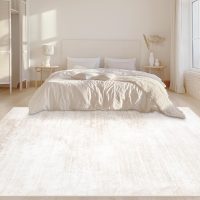 Area Rugs 6x9 Living Room: Washable Rug Modern Abstract Large Rug Soft Non Slip Neutral Rugs Stain Resistant Indoor Carpet for Bedroom Kitchen Dining Room Table Nursery Home Office Rugs(Beige,6'x9') - Image 3