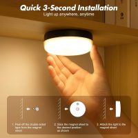 2-Pack Rechargeable Shower Lights for Inside Shower, 15 RGBW Color Changeable Waterproof Lights for Shower with Remote(Dimmable＆Timer), Wireless LED Mood Lighting for Bathroom, Closet, Bedroom, Party - Image 8