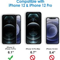 JETech Case for iPhone 12/12 Pro 6.1-Inch, Non-Yellowing Shockproof Phone Bumper Cover, Anti-Scratch Clear Back (HD Clear) - Image 2
