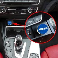 AUCELI Nitrous Button Car Cigarette Lighter Plug, Aluminum Alloy Push Button Cigarette Lighter Replacement For Most Vehicles with Standard 12 Volt Power Source, Car Accessory (Blue) - Image 4