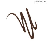 Rimmel London Exaggerate Waterproof Eye Definer Eyeliner, Highly Pigmented, Long-Wearing, Built-In Smudger, 212, Rich Brown, 0.01oz - Image 3