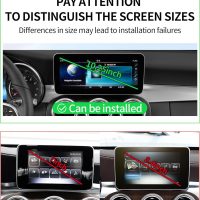 Car Phone Holder for 2020-2022 Mercedes Benz GLC / 2019-2021 C-Class / 2020-2022 V-Class Accessories 10.25-Inch Screen Fixed Clip, 360° Rotation Phone Mount Compatible with MagSafe - Image 3