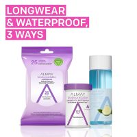 Almay Biodegradable Makeup Remover Pads, Longwear & Waterproof, Hypoallergenic, Fragrance-Free, Dermatologist & Ophthalmologist Tested, 120 count - Image 7