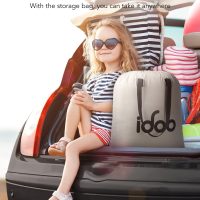iDOO Queen Air Mattress with Built in Pump, 18 Raised Comfort Inflatable Blow up Mattress, Upgraded Four Chamber Portable Air Bed for Camping, Guests and Home, Colchon Inflable, 650 lbs Max - Image 9