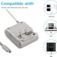 DS Lite Power Charger, AC Adapter for Nintendo DS Lite Systems , Wall Travel Charging Cable 5.2V 450mA - Image 2