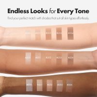 Blanc Cover Cream Stick V White - Korean Color-Changing Foundation Stick with Volufiline - Medium to Full Coverage Dewy Finish Base Makeup - Dual-Ended with Detachable Brush (202 Natural) - Image 5