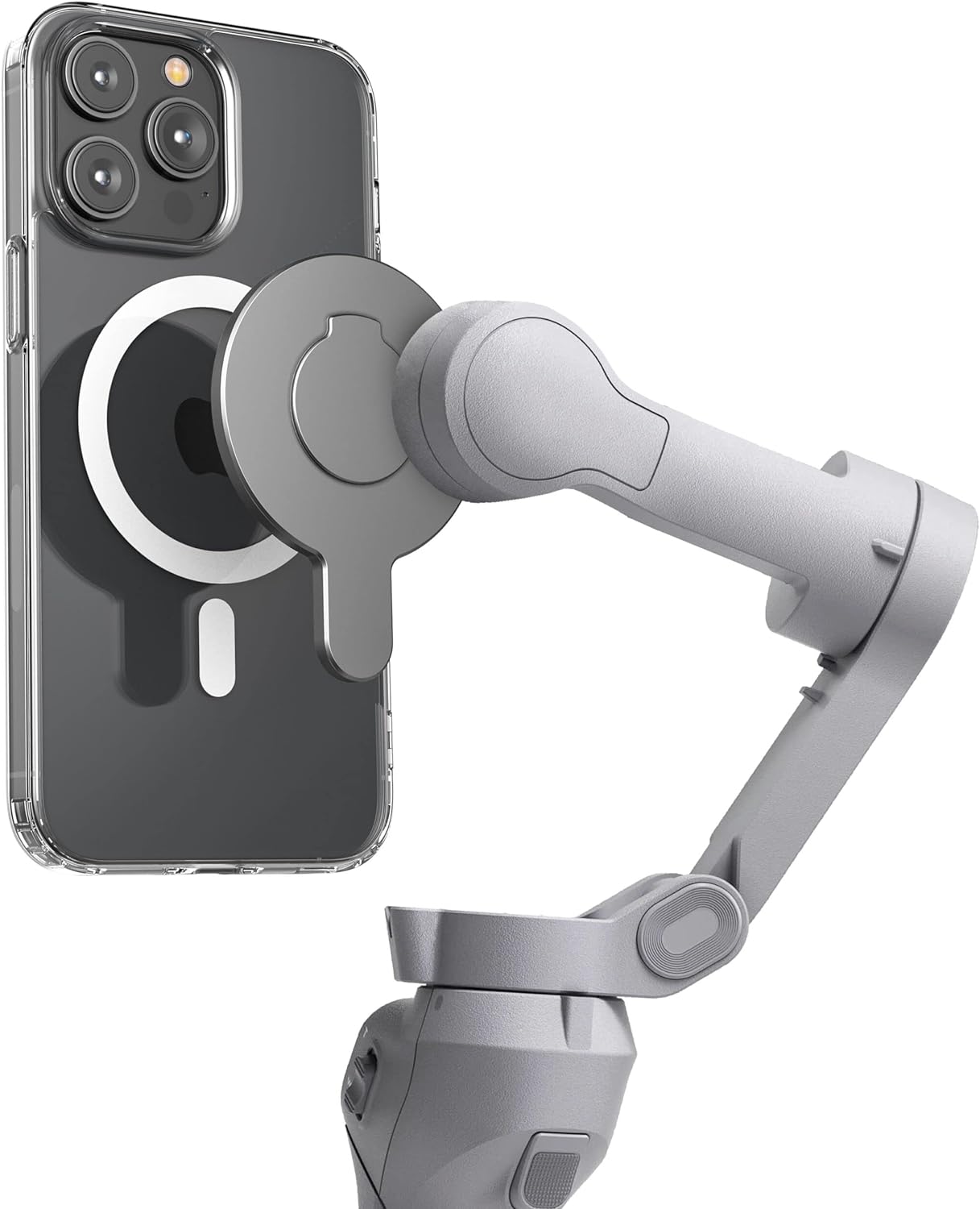 ENCASED Magnetic Adapter for DJI OM Smartphone Gimbal Stabilizer – Compatible with MagSafe (DJI OM 4/4 SE/5/6/7/7P)
