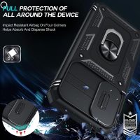 LeYi for Galaxy A54-5G Phone Case: Samsung Galaxy A54 5G Case with 2 X Screen Protector, Slide Camera Cover & Military-Grade Samsung A54 Case Shockproof para Cell Samsung A54 5G Case, Black - Image 6
