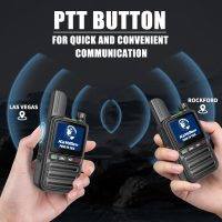 Lifetime Free Global Walkie Talkies Unlimited Range PTT Push-to-Talk Over Cellular Nationwide 5000 Miles POC 4G Handheld Long Range Two Way Radio for Team Management (2Pack and SIM) - Image 8