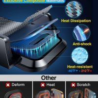 VANMASS 【85+LBS Strongest Suction & Military-Grade 2025 Ultimate Car Phone Mount【Patent & Safety Certs】 Cell Phone Holder Truck Stand for Dashboard Windshield Vent for iPhone 16 15 Pro Max 14 Samsung - Image 8