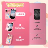 Kids Phone for Girl Toys, Kids Camera Toy Smart Phone Birthday Gifts Toddler Ages 2, 3, 5, 7, 8, 10 Year Old, Educational Learning Toys with 2.8" Touchscreen, Music Player, Video Player, Game (Pink) - Image 6