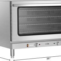 KoolMore 32 in. Commercial Countertop Convection Oven, Holds Full Size Pans, 4 Racks and 3500W of Power, 240V in Stainless-Steel, ETL Listed for Safety and Sanitation (KM-CTCO-44) - Image 3