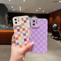 Compatible with iPhone 15 Case Cute Checkered Pattern Design for Girls Women, Soft Silicone Shockproof Protective Designed for iPhone 15 Case-Colorful - Image 7