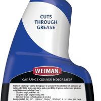 Weiman Heavy Duty Gas Range & Stove Top Cleaner and Degreaser - 2 Pack, 24 Ounces with MicroFiber Cleaning Towel - Image 2